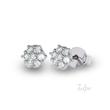 Fehér arany swarovski kristályos fülbevaló Fehér arany swarovski kristályos fülbevaló